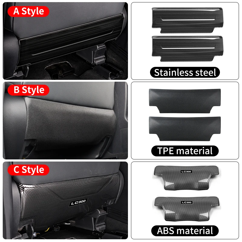 For 1998-2025 Toyota LC100 LC200 LC300 Land Cruiser 100 200 300 Interior Decoration Seat Protection upgraded Accessories Tuning