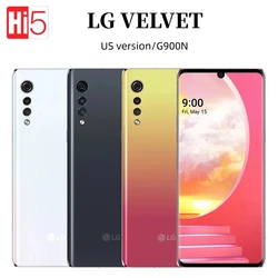 LG-Smartphone Velvet G9, G900N Snapdragon 6.8, 8 Go de RAM, 765 Go de ROM, écran R0M de 128 pouces, version américaine, débloqué, empreintes digitales, 5G, original