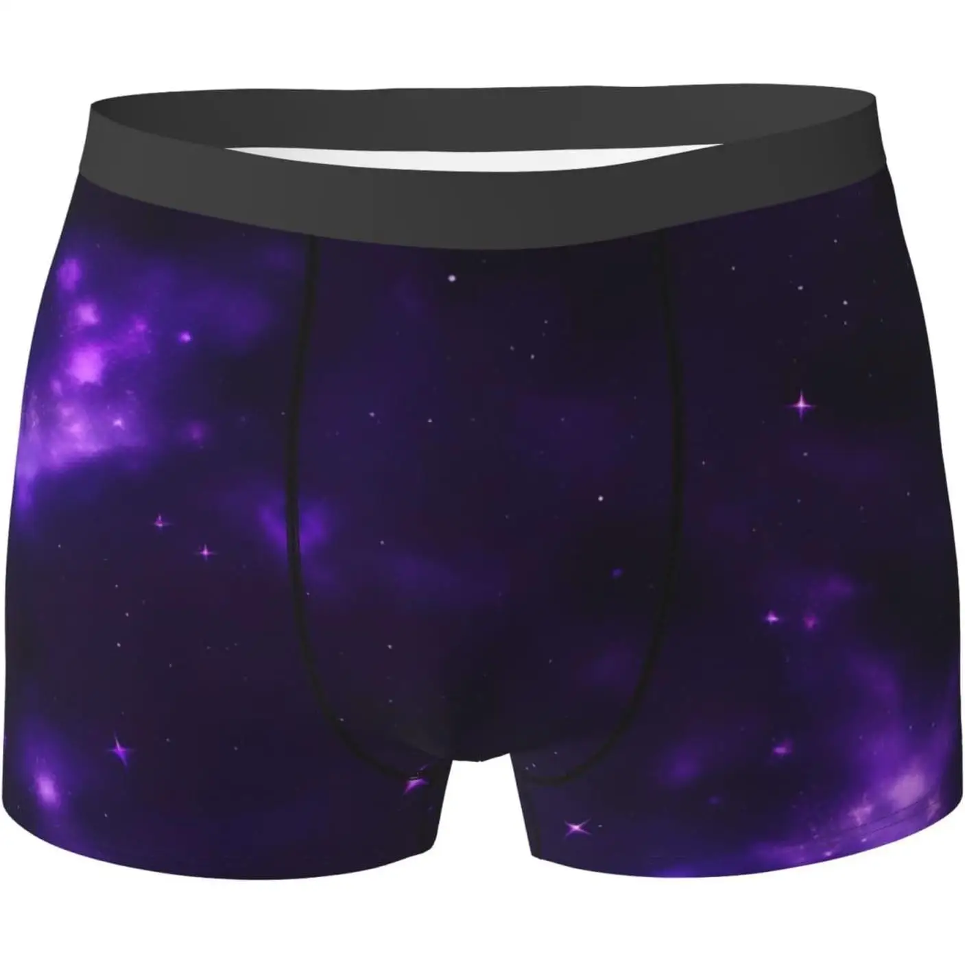 

Galaxy Starry Space Purple Starry Print Men'S Ultra Comfort Soft,Briefs Without Tags,Men'S Stretch Briefs,Boxer Briefs