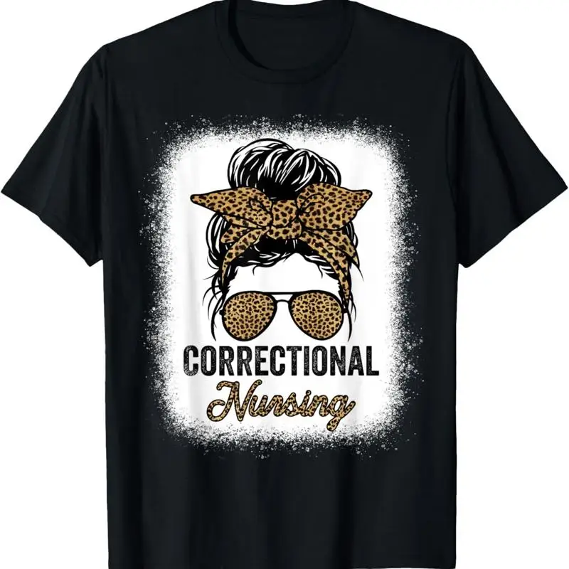 

Correctional Nursing Appreciation Day Leopard Women Nurses T Shirt