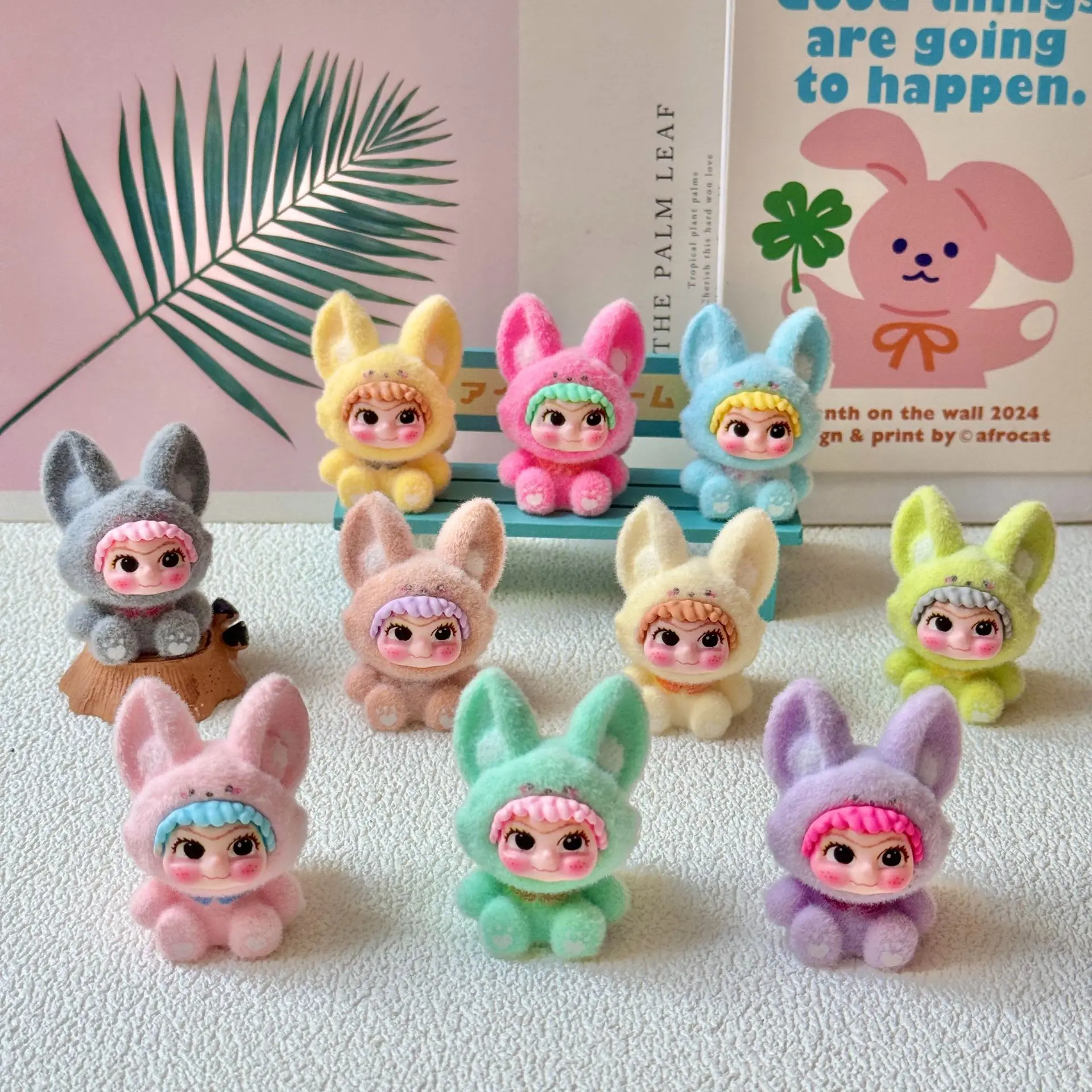 10 قطعة/المجموعة/مجموعة من لعبة شخصيات واكوكو تمثال صغير لتزيين سطح المكتب نموذج الحلي لعب للأولاد والبنات هدايا عيد الميلاد #6