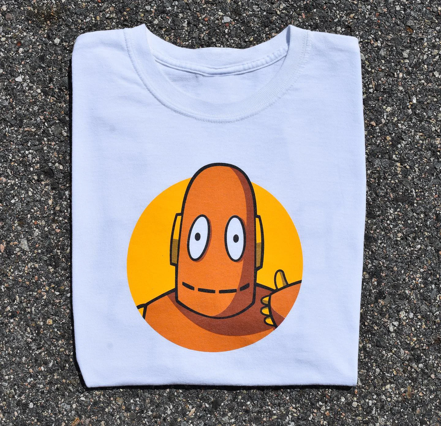 

Restore Ancient Ways The Brain Pop Soft White Cotton Fabric Loose T-shirts with Short Sleeves Leisure Men and Women