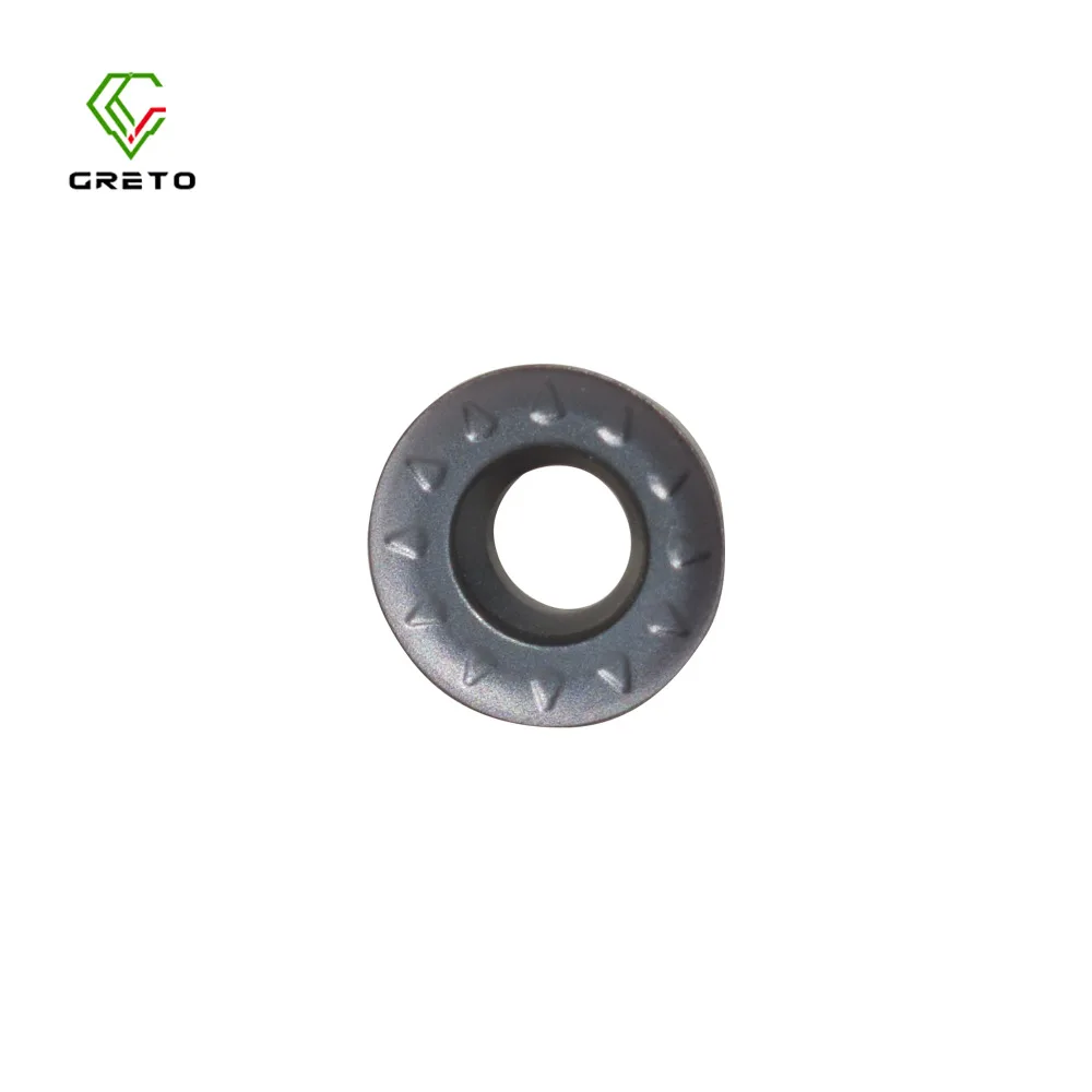 

GRETO RPMT08T2MOE-JS GT4202 GT4204 Твердосплавная торцевая фреза RPMT 08T2 MOE-JS RPMT 08T2MO