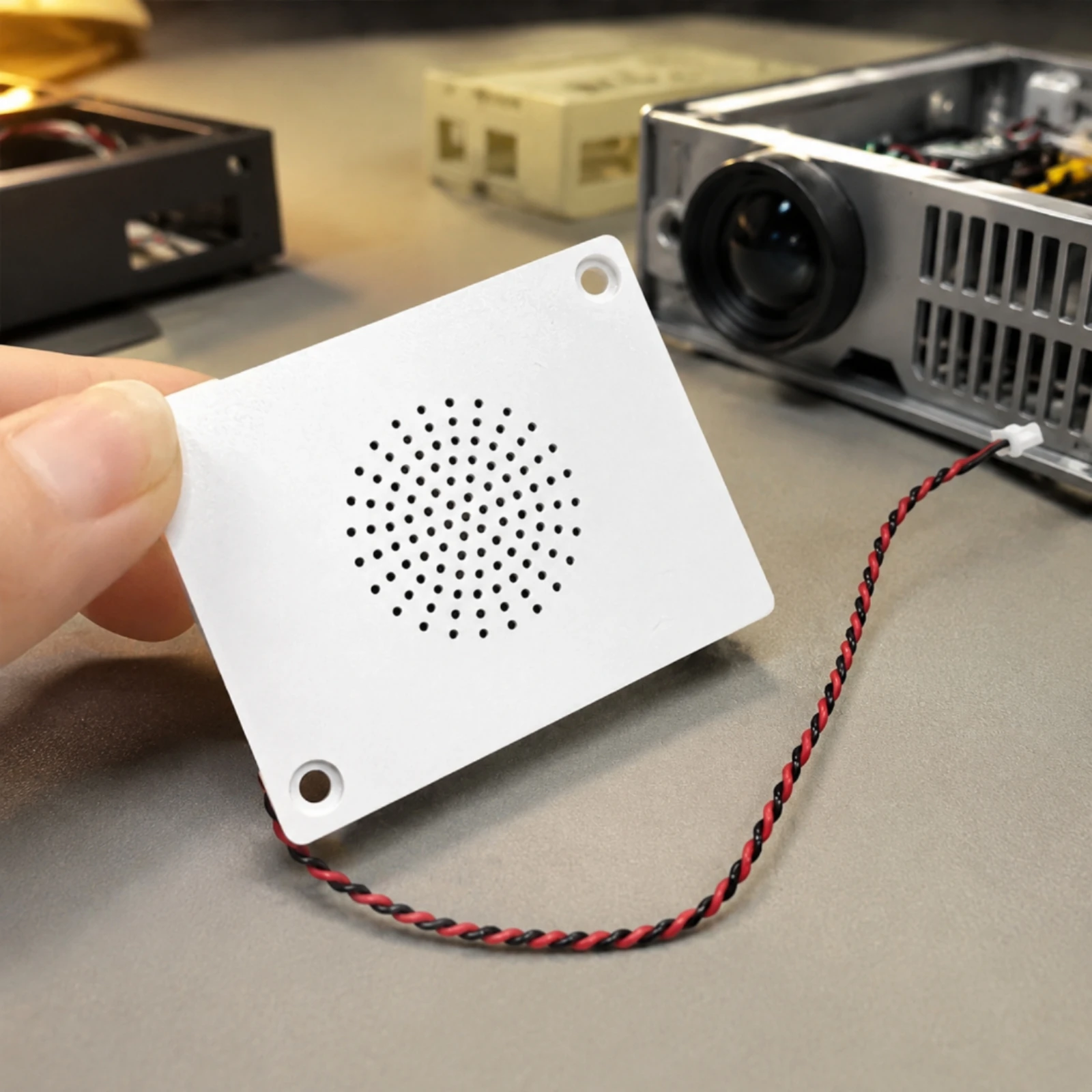 Enclosed Speaker Module Waterproof Speaker with Wire Lead Compact Slimline for Makers, DIY Electronics, Advertising Machines - view 5