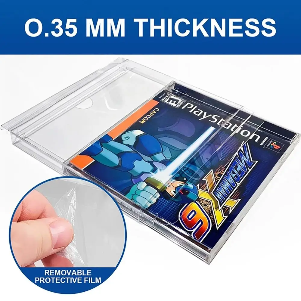 Protective Sleeve Game Cartridge Protector Universal Dustproof Cartridge Display Clear Scratchproof Game Cartridge Case