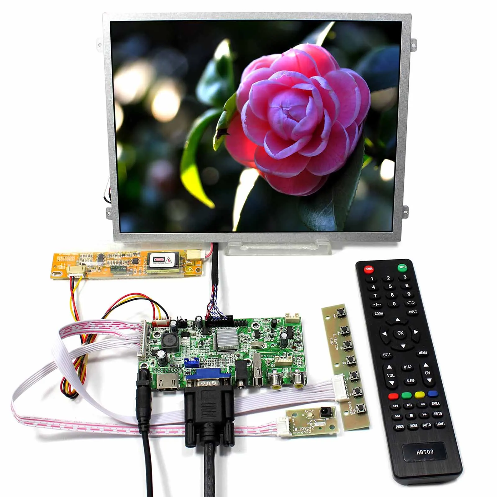 Ccfl Led Backlight Outdoor Lcd Display for Cars 10.4Inch Claa104Xa01Cw 1024X768 Tft Lcd Screen Display With Universal Lcd Board