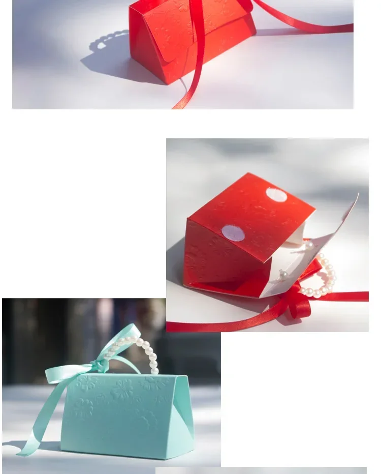 RMTPT 10 Stück/Set Tragbare Party- und Hochzeitsgeschenkboxen, Süßigkeitenboxen, Baby-Shower-Geschenkboxen, Hochzeitsgeschenkboxen, Süßigkeiten-Geschenkboxen – Detail 4