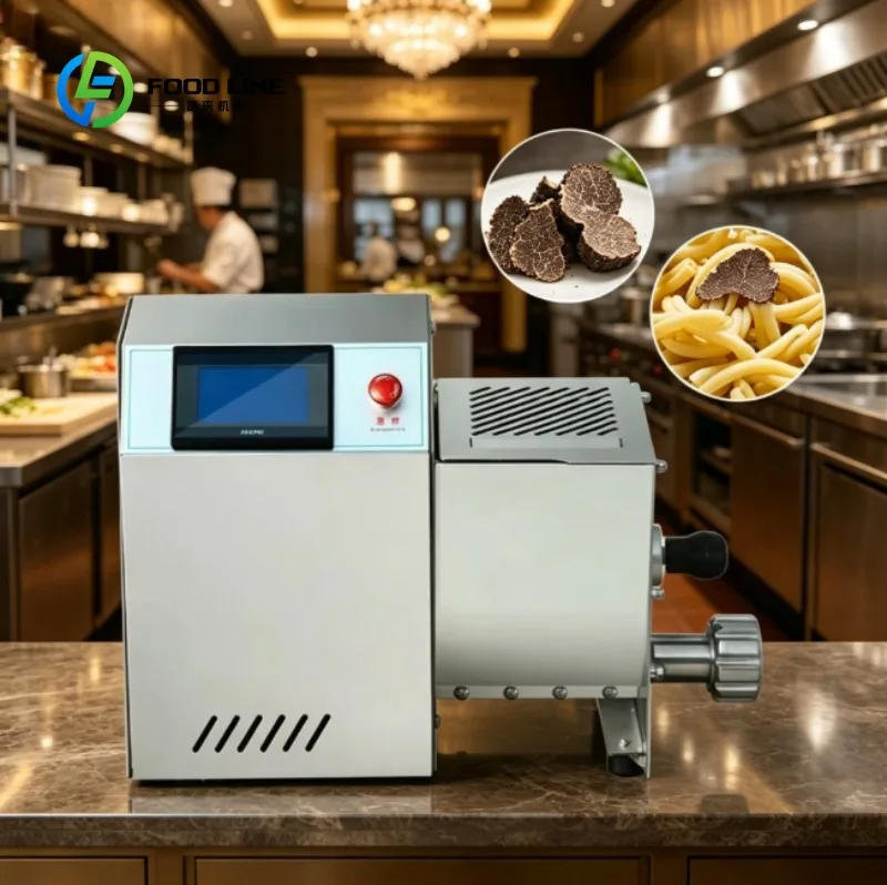 Large-Volume Automatic Pasta Maker with Adjustable Motor Speed for Multiple Pasta Types, Perfect for Factories,  Home Kitchens