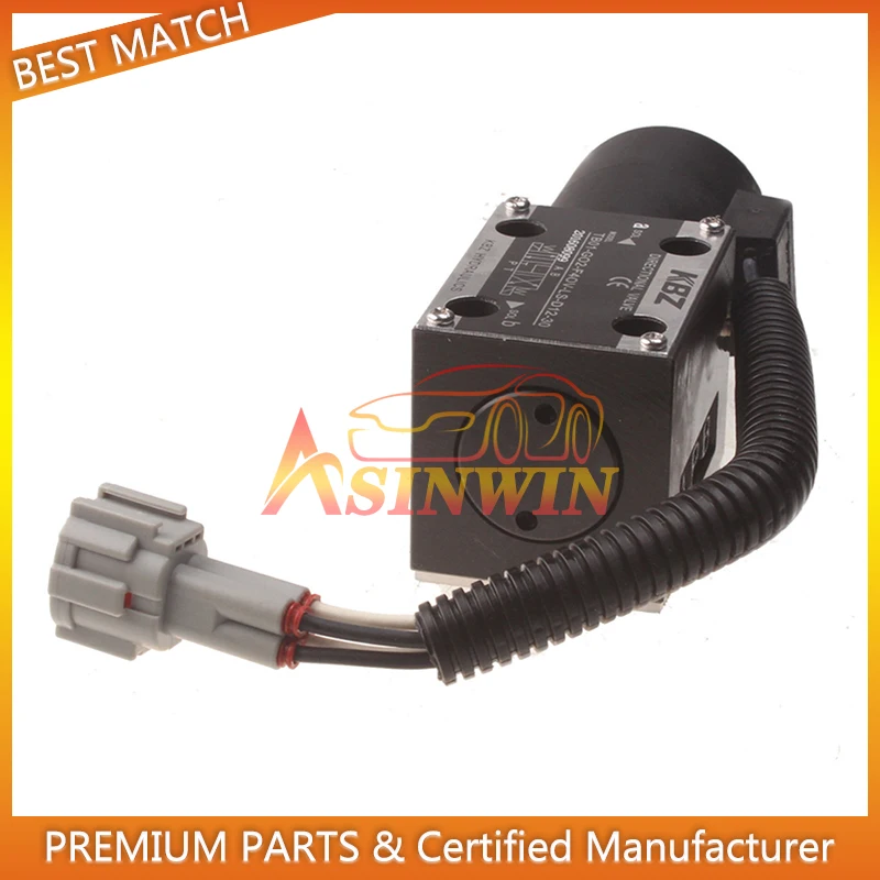 

Электромагнитный клапан 91a28-30010 для погрузчика Mitsubishi Caterpillar FD20/30N F18C, 12В, квадратный разъем, 91a2830010