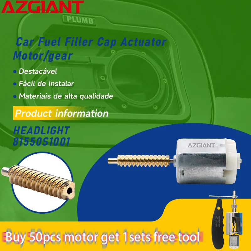 AZGIANT for Hyundai Santa Fe Tucson TL Kia Sportage Car Fuel Gas Tank Filler Door Cap Latch Actuator Motor OEM Dropshipping