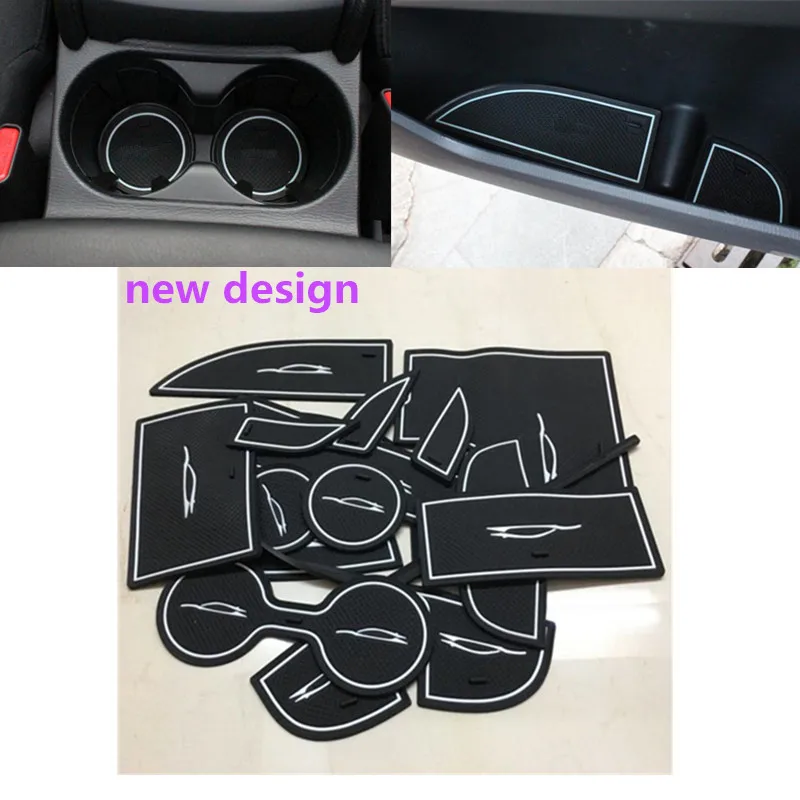 Car Groove Gate Slot Armrest Storage Non-Slip Mats Inner Door Pad/Cup 18pcs For Mazda CX-5 CX5 2nd Gen 2017 2018 2019 2020 2021