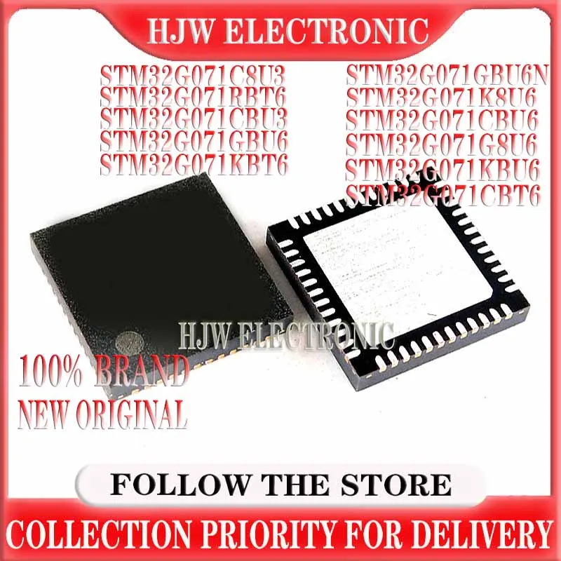 STM32G071CBU3 STM32G071GBU6 STM32G071RBT6 STM32G071C8U3 STM32G071CBT6 STM32G071KBU6 STM32G071G8U6 STM32G071CBU6 STM32G071K8U6