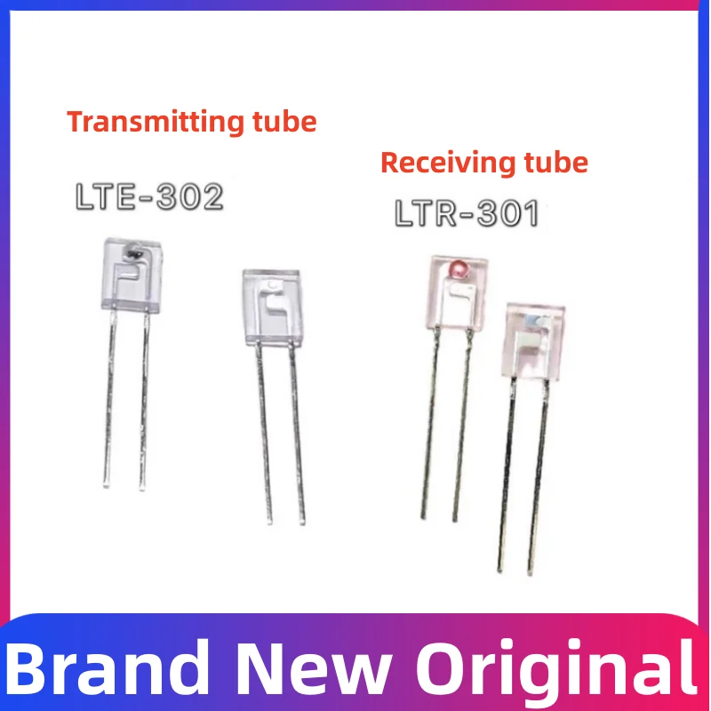 50 100 pcs LTE-302 LTR-301 L=4.4mm side infrared emitting diode wavelength 940nm mouse emitting tube DIP-2