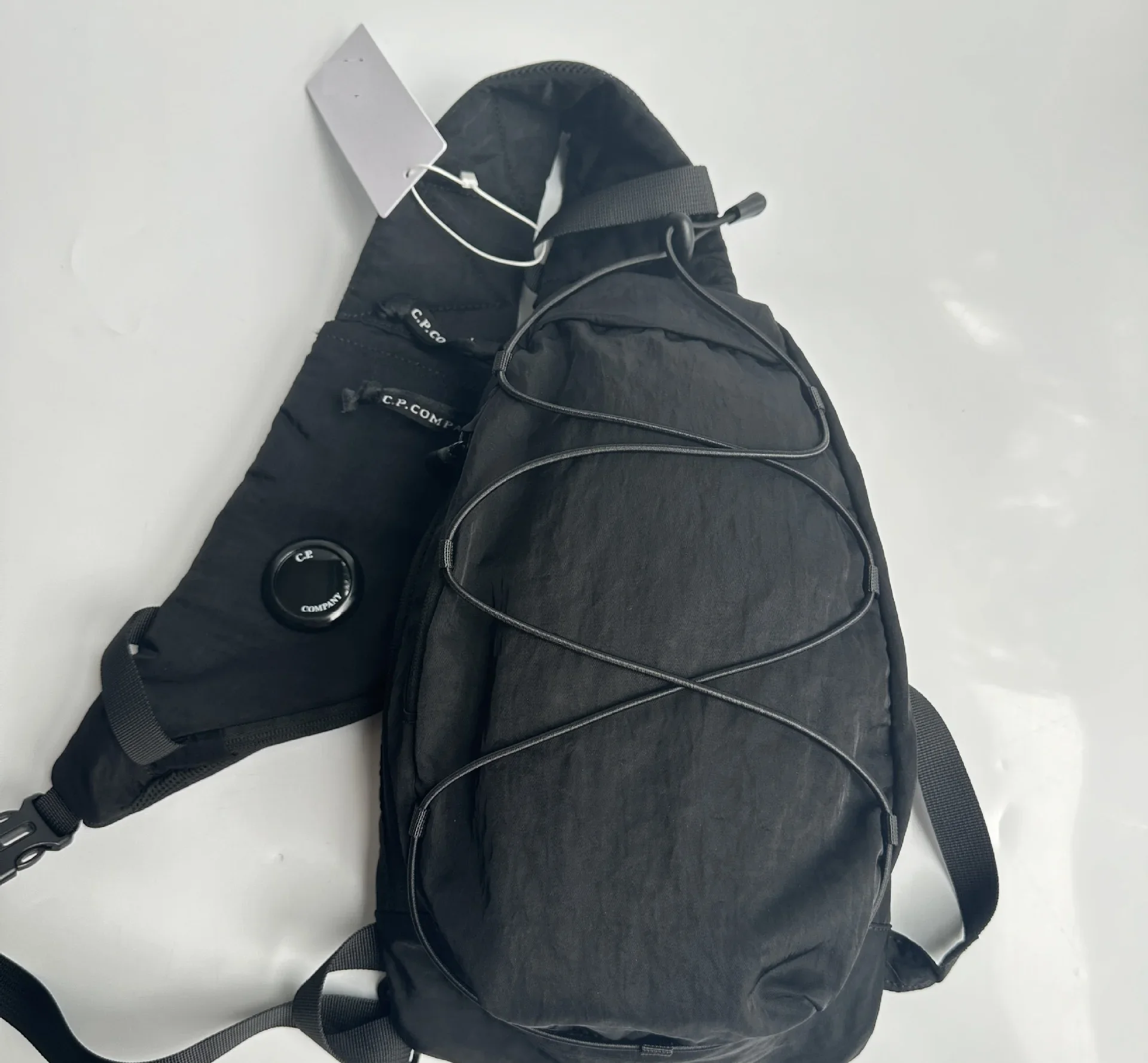 2024 Europe Men CP Waist Bag Single Shoulder Crossbody One Lens Classic Outdoor Sports Pull Rope Unisex Chest Packs