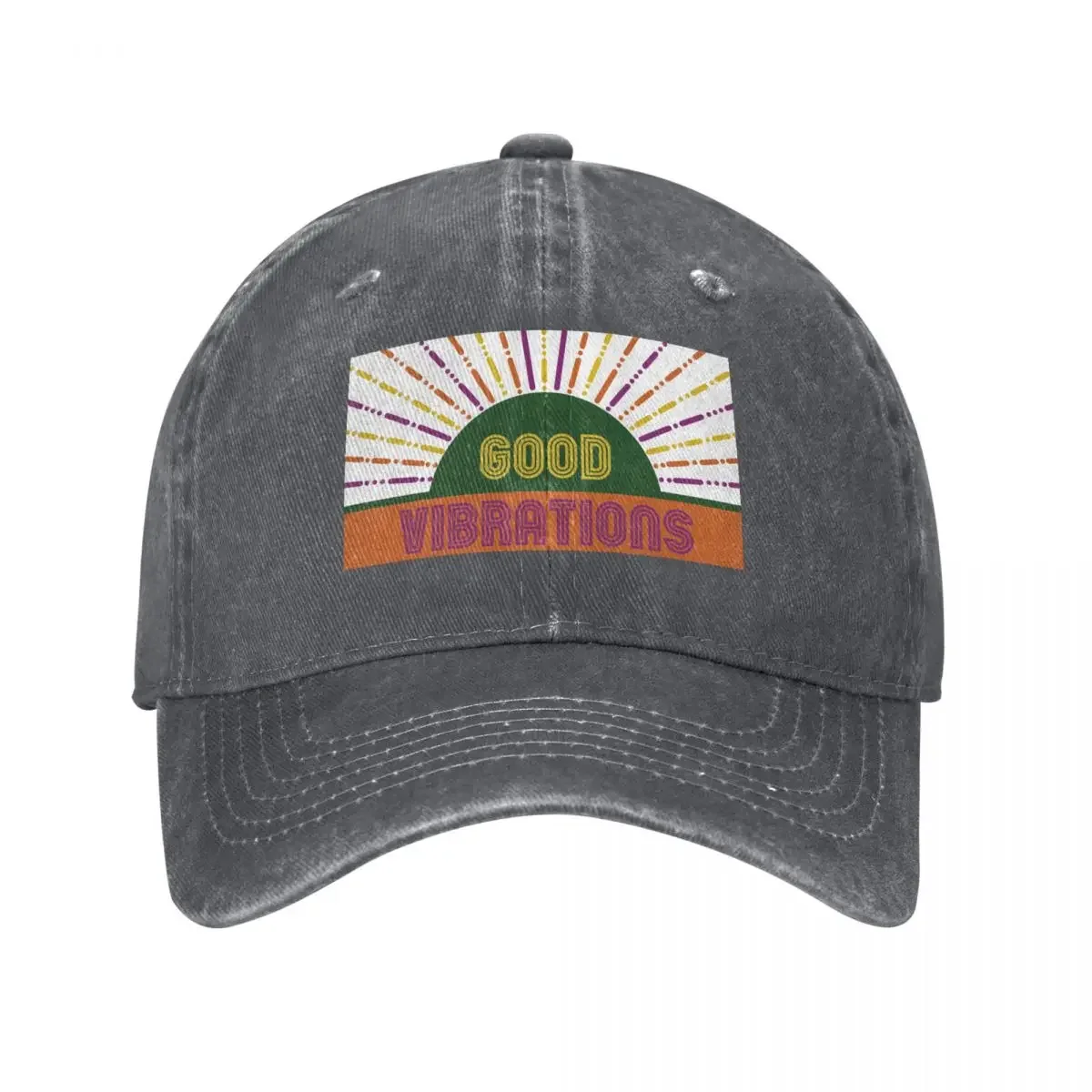 Good Vibrations - The Beach Boys Baseball Cap fun hats Hat Baseball Cap custom caps Hat Man Luxury Designer Man Women's
