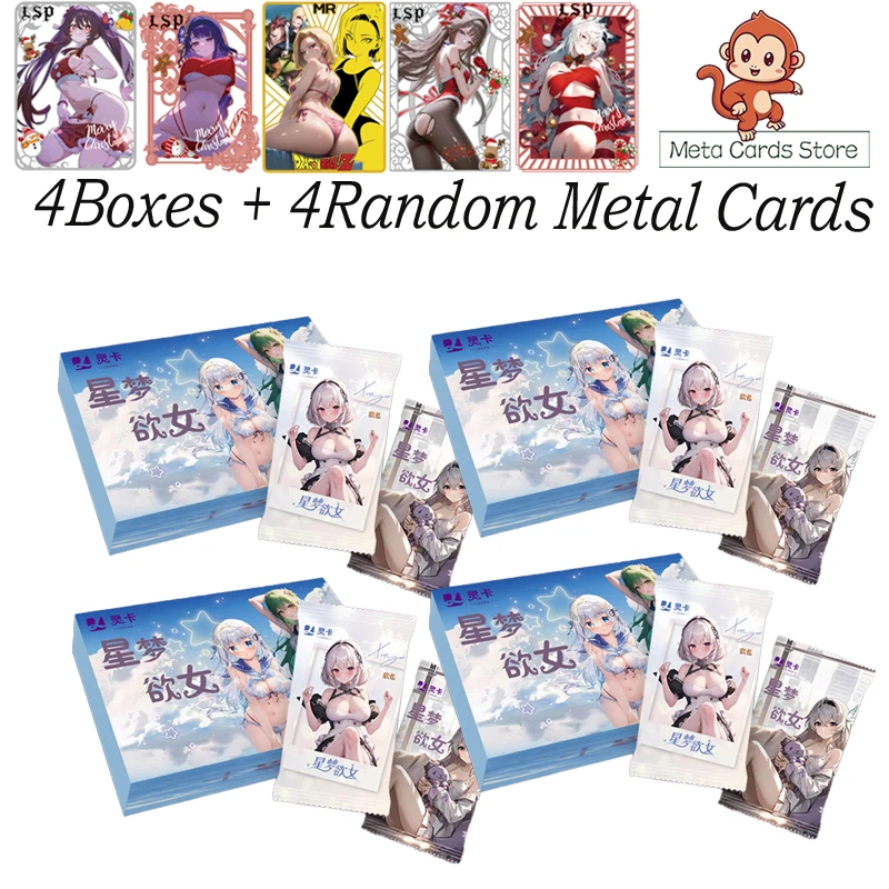 New STAR DREAM Goddess Story Card  Hobby Collection Card Doujin Booster Box Girl Party Anime Rare Card Kids Toy Gifts