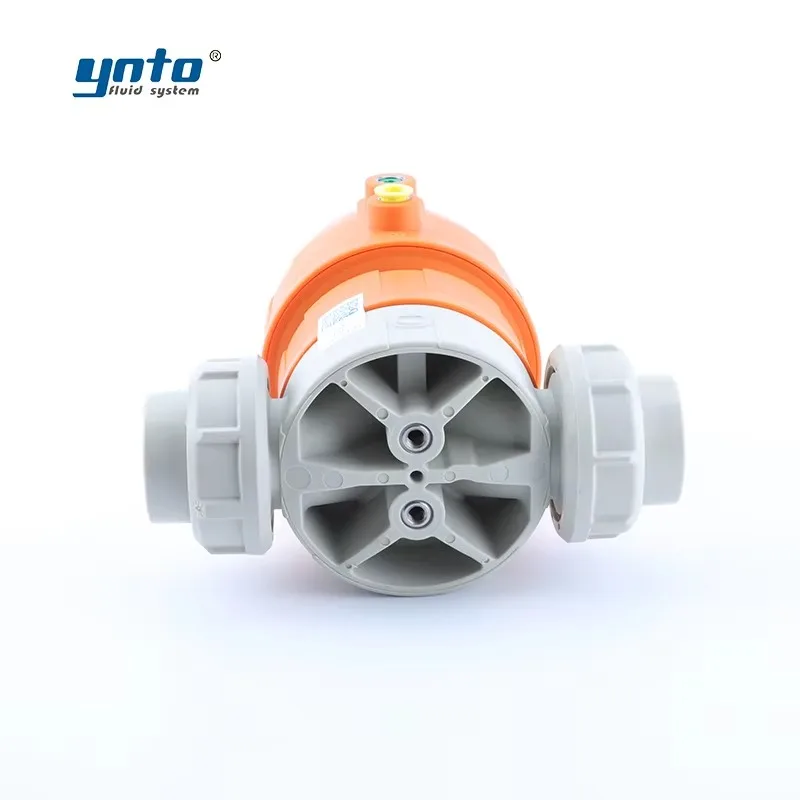 産業用高品質GF空気圧制御ダイヤフラムバルブ プラスチック製油圧調整鋼製安全ダイヤフラムバルブ