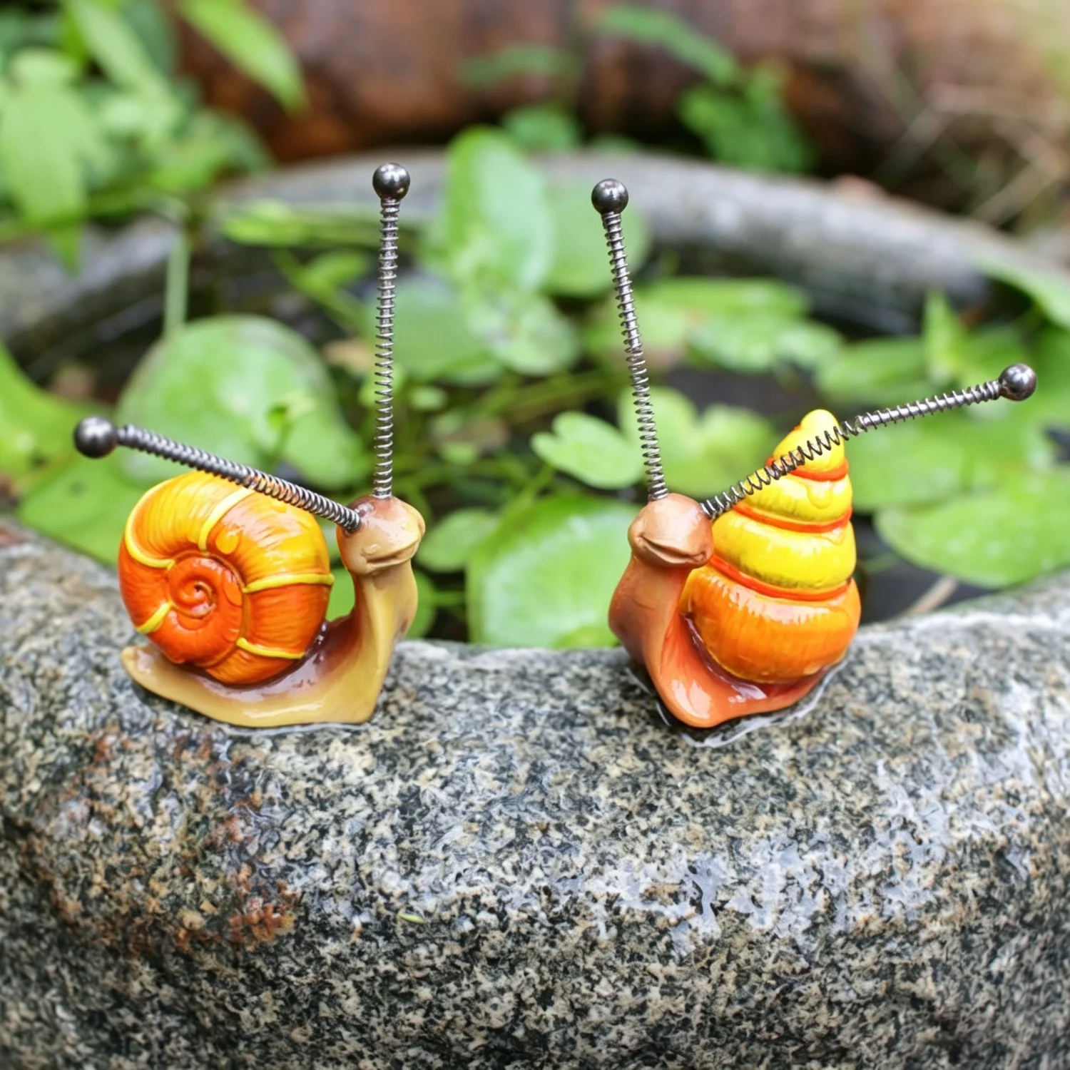 Set Figurine Resin Siput Warna - Plant Parents ulasan dan harga