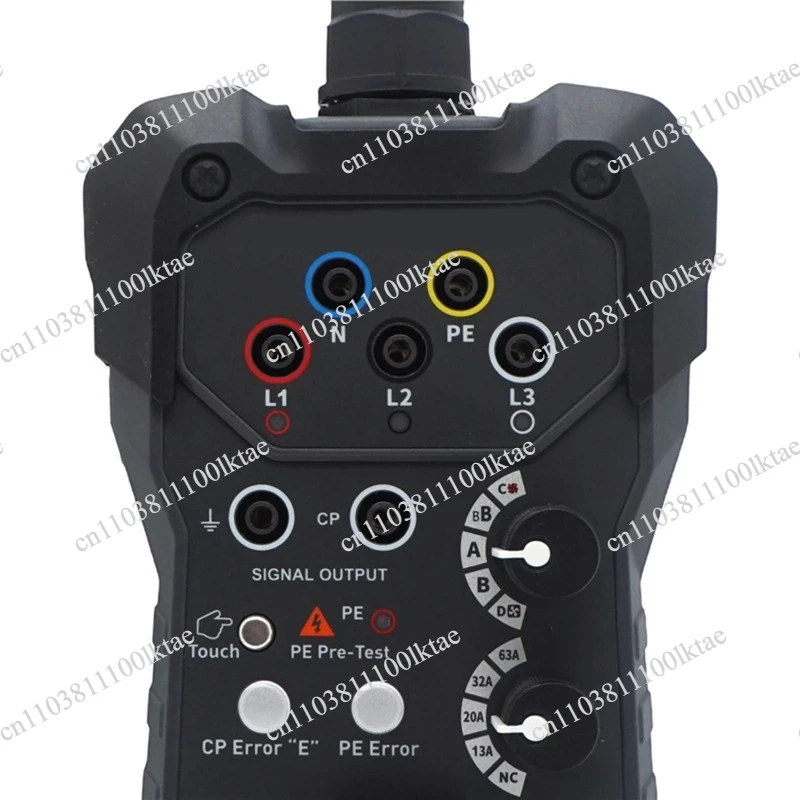 63A EVSE Tester Adapter Voltage Tester for EV Charging Station Testing Compatible with Testers Multimeters Oscilloscopes