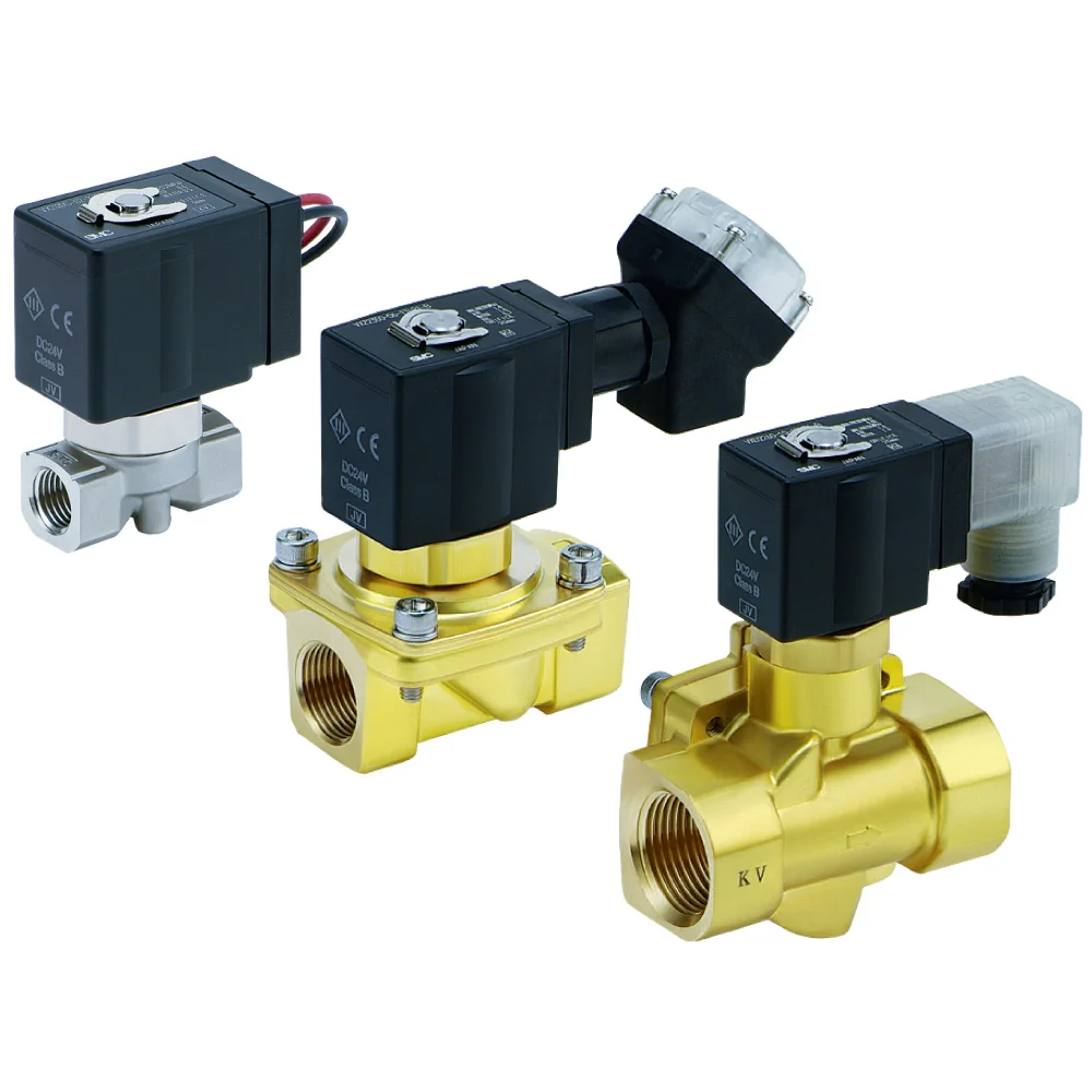 

Original Genuine SMC Pneumatic Solenoid Valve for Air Oil and Water VXE2111A-5DL1 Direct Acting Two-way Solenoid Valve