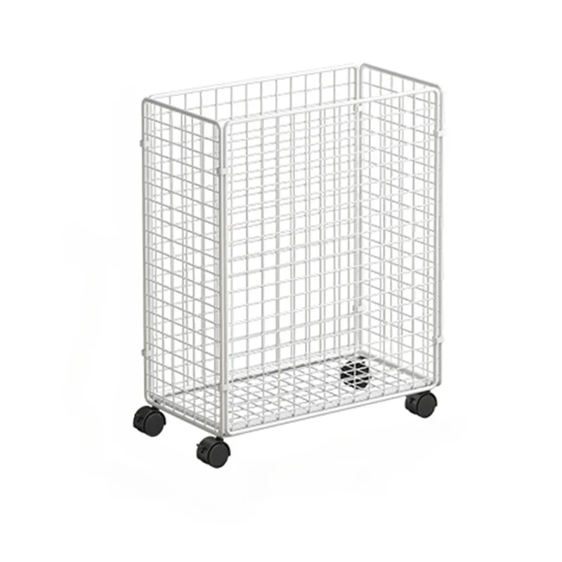 

Корзины на колесах для бытовой ванной комнаты, скандинавский свет, роскошные напольные стеллажи для организации ковриков для йоги большой емкости в продаже