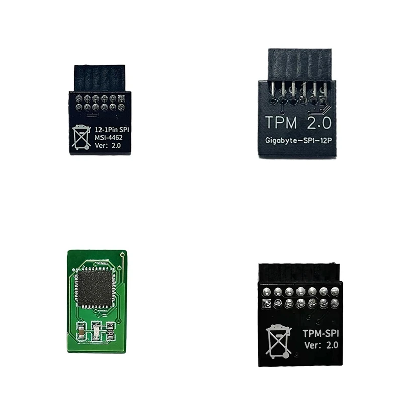 T23C TPM 2.0 Encryption Security Module Board Remote Card SPI TPM2.0 Module Board SPI