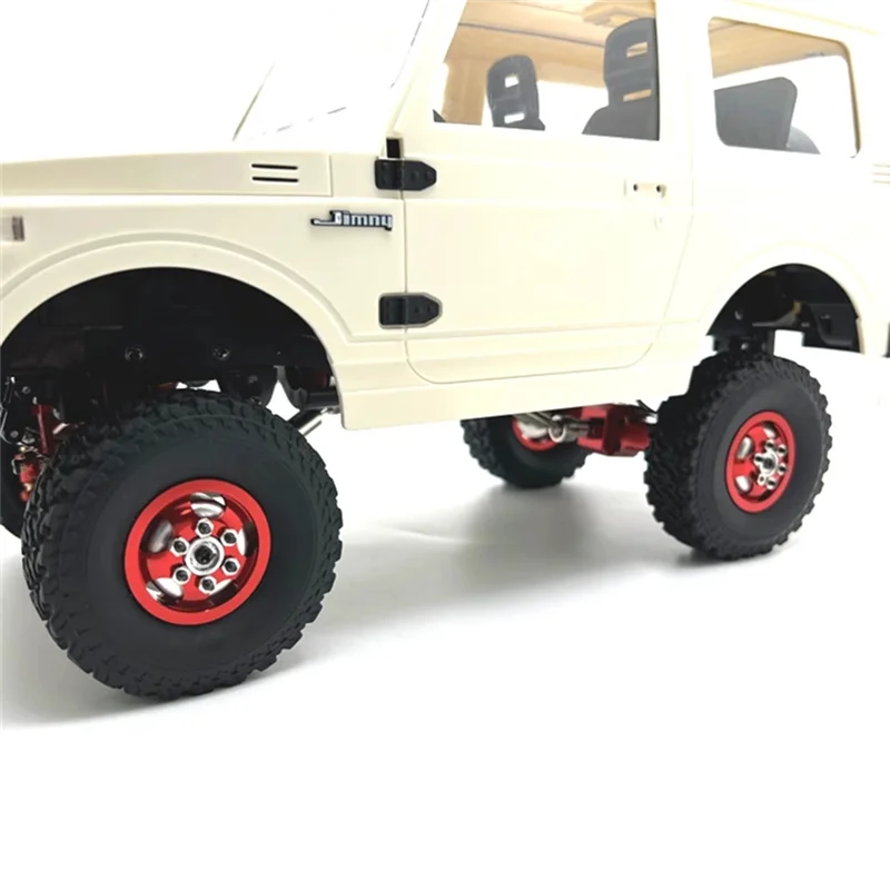 สําหรับ WPL C74 1/10 RC รถอะไหล่โลหะอัพเกรดเพลา Servo ที่นั่งล้อ Hub Drive Shaft