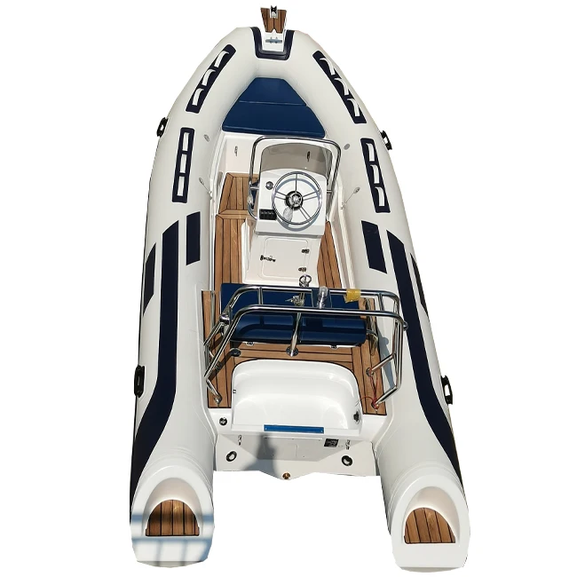 High Speed/Performan 16ft Deep V Double Hull PVC/Hypalon/Orca Fiberglass RIB 480 Inflatable Fishing Boat For Sale