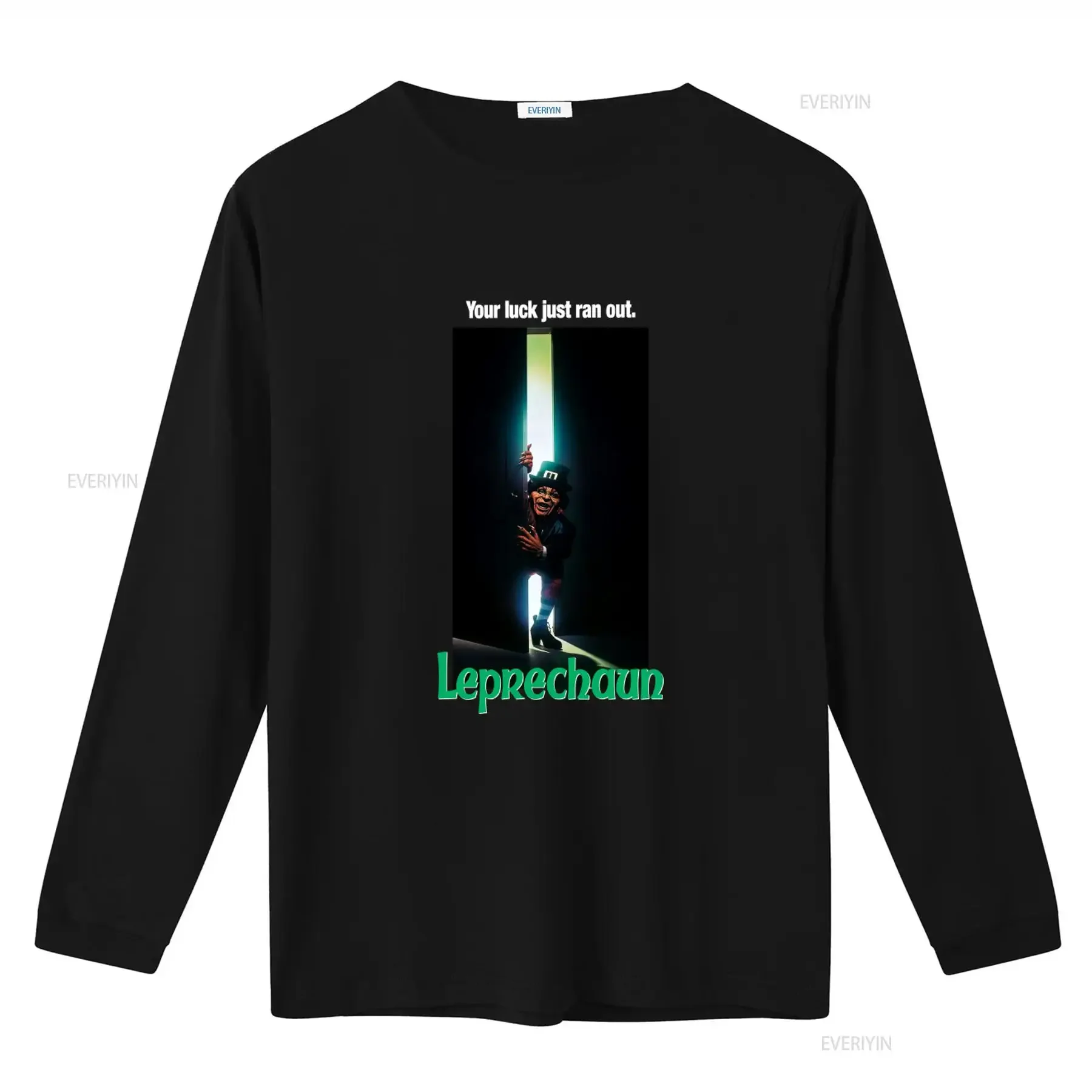 Leprechaun Horror Cult Movie T Shirt All Sizes Available Your Luck Just Ran Out Design NEW vintage Washed Stylish Slightly