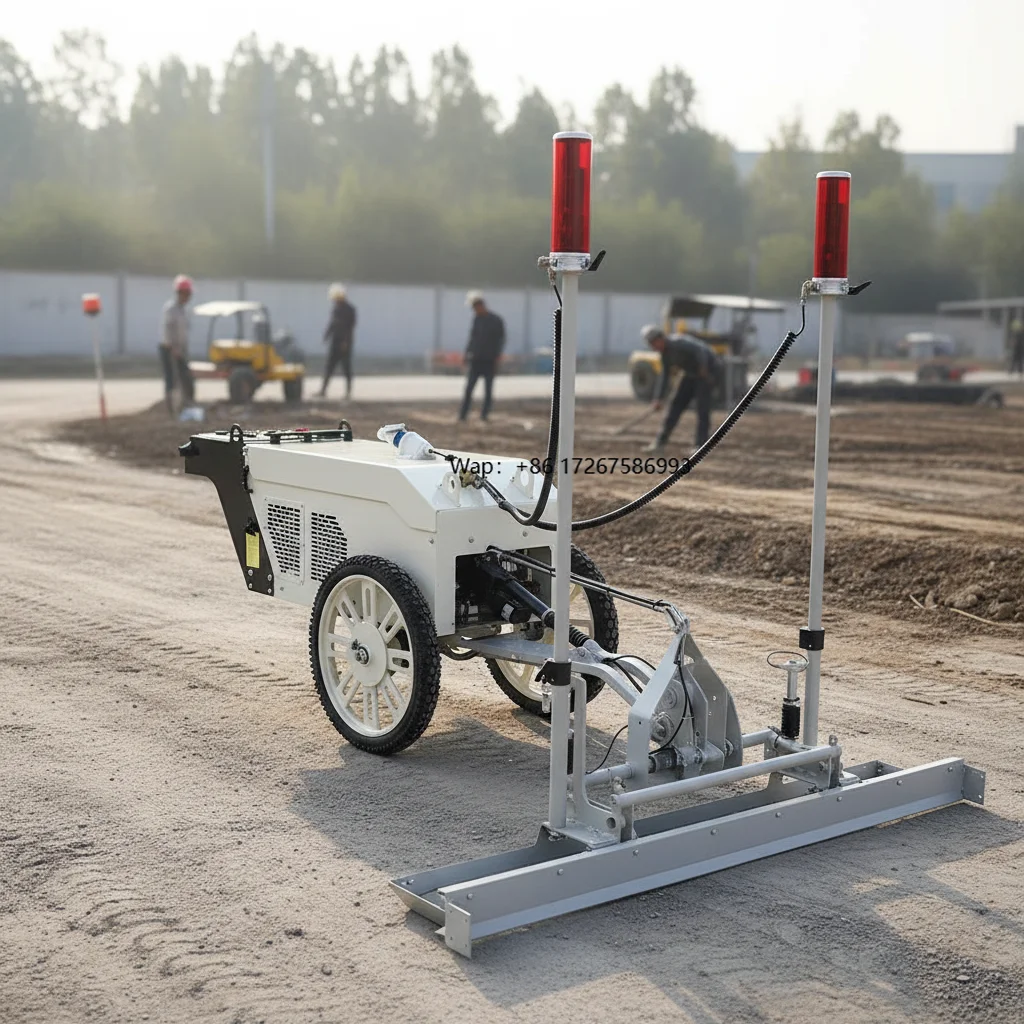 Walk Behind Concrete Pump Land Pavement Leveling Concrete Leveling Screed Machine