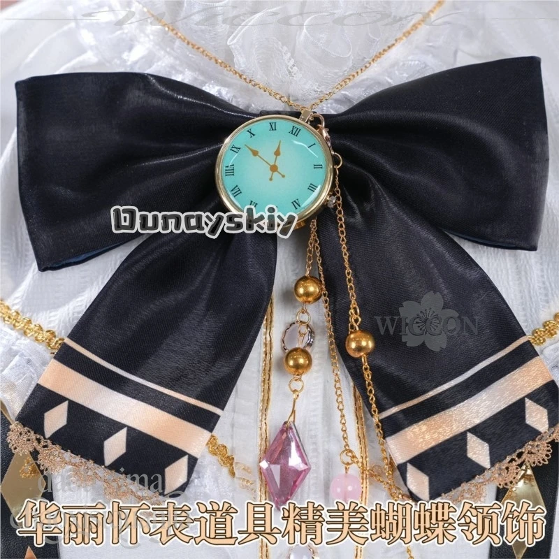 anime vtuber youtuber cosplay Ace Taffy 1883 ver costume kawaii Japanese school uniform cute JK dress pink wigs Halloween party view 5
