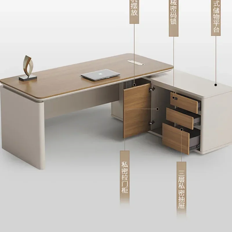 โต๊ะทำงานเข้ามุม เฟอร์นิเจอร์สำนักงาน โต๊ะทำงานมืออาชีพ โต๊ะคอมพิวเตอร์ โต๊ะทำงานที่บ้าน สไตล์มินิมอล โต๊ะอเนกประสงค์ โต๊ะผู้บริหาร