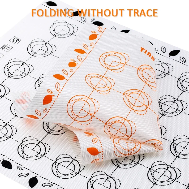 Silicone Macaron Baking Mat Non Stick Fondant Cookie Pad Oven Bakeware Sheets Liner Cakes Pastry Tools Rolling Dough Mats