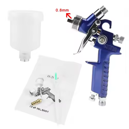 H-2000A Professional 0.8/1.0mm Nozzle 125ml Mini Pneumatic Spray Gun For Car Painting Repair Pneumatic Spray gun Mini spray gun - Image 6