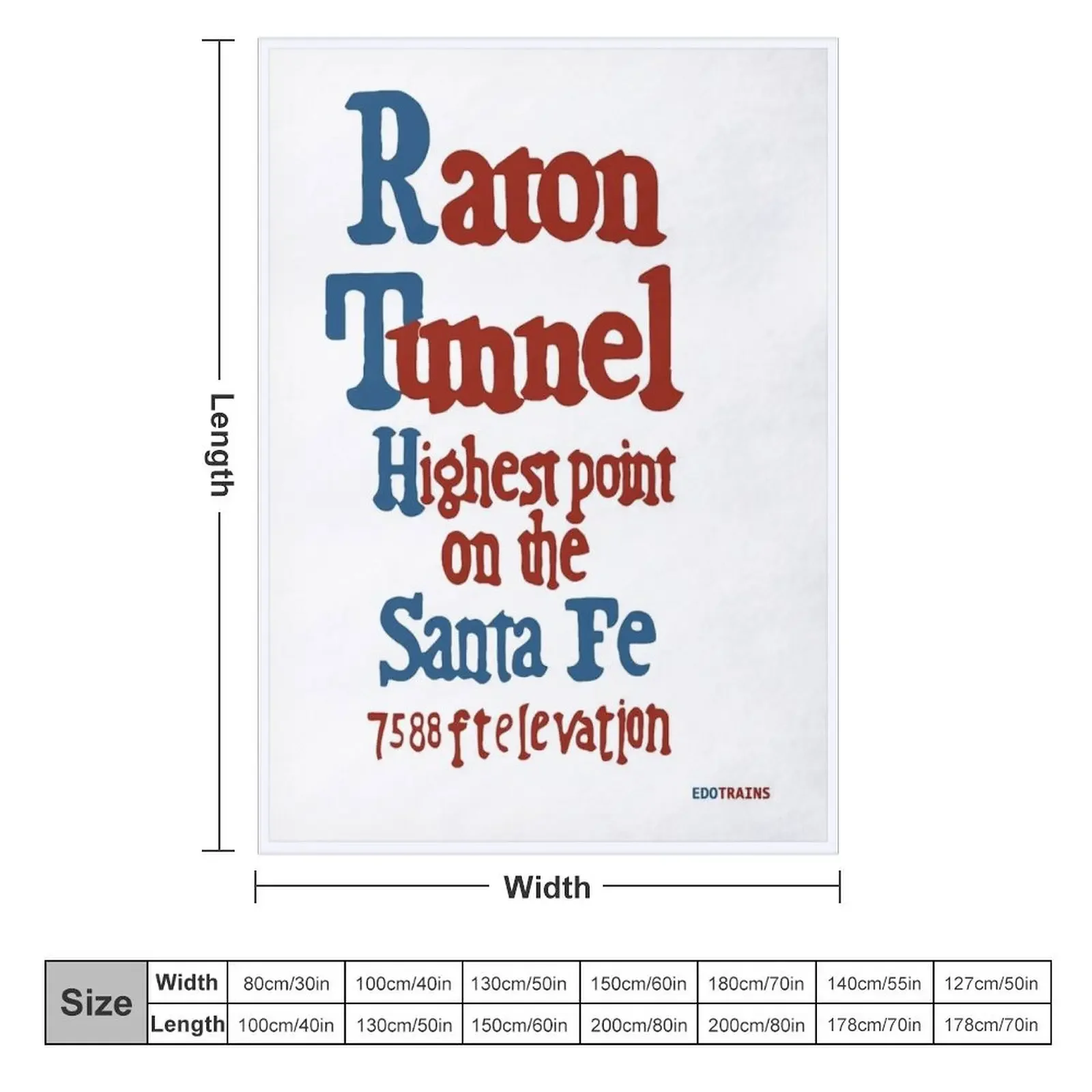 Raton Pass Sign - sign along Santa Fe Railroad Throw Blanket for sofa christmas gifts Sofa Quilt Soft Plaid Blankets