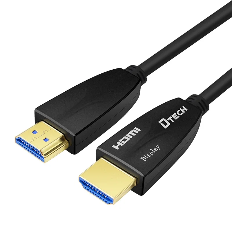 DTECH الساخن بيع 2 متر 5 متر 10 متر 15 متر 20 متر 25 متر 50 متر 100 متر 1080p 4k hdmi كابل 2.0 HDMI كابل الألياف ثلاثية الأبعاد للتلفزيون الكمبيوتر