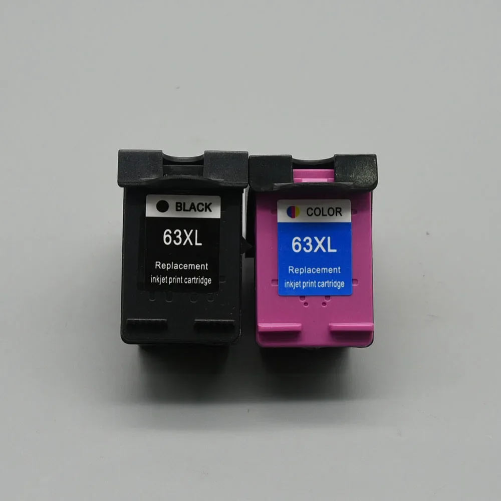 63XL استبدال معاد تصنيعها لطابعة HP 63 خرطوشة الحبر Deskjet 1110 1111 1112 2130 2131 2132 2133 2134 2136