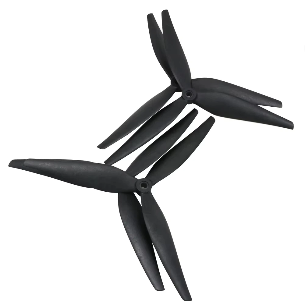 2 Pairs HQProp 10X5X3 9X5X3 10X4.5X3 3 Blades Black Carbon Reinforced Nylon Propeller for RC FPV Drone Long Range - view 3