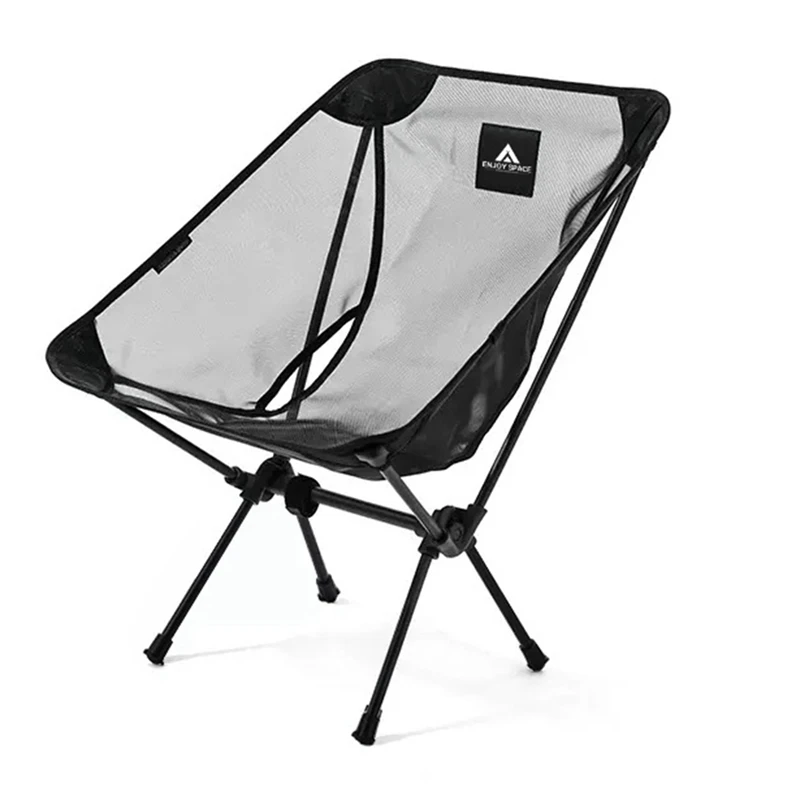 

Top-ENJOY SPACE Moon Chair Breathable Outdoor Chair Camping Fishing Chair Mesh Breathable Surface Anti Sinking Chair