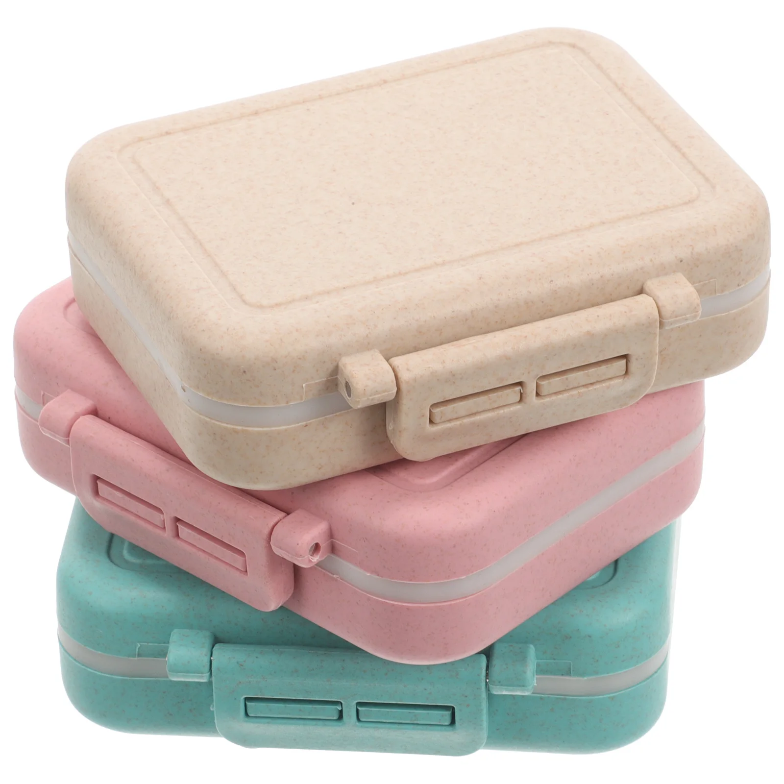 3 قطعة حافظة طبية محمولة مدمجة متعددة الشبكات منظم سفر قابل للفصل مقاومة للاهتراء تخزين الأدوية مستلزمات الاستخدام اليومي #2