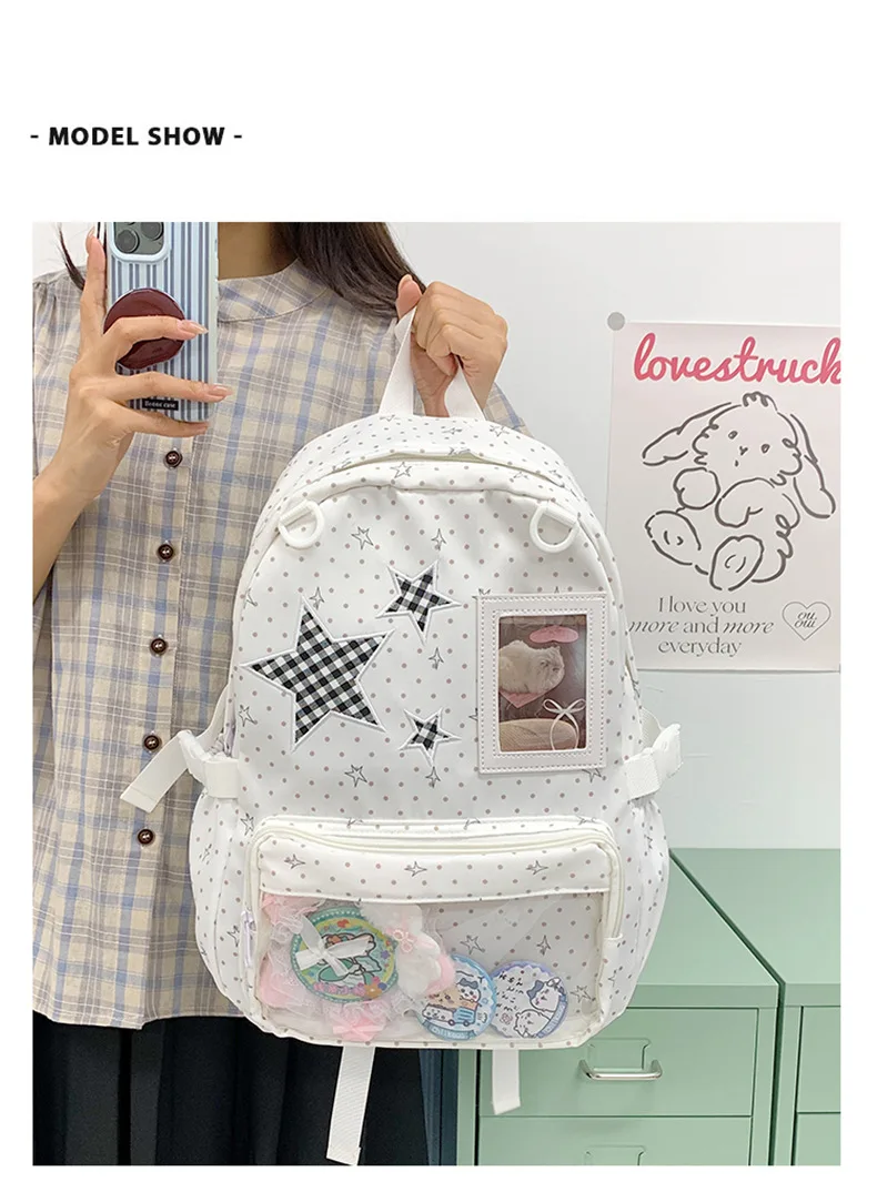 Kawaii Starry Harajuku Ita College Backpack - Limited Edition