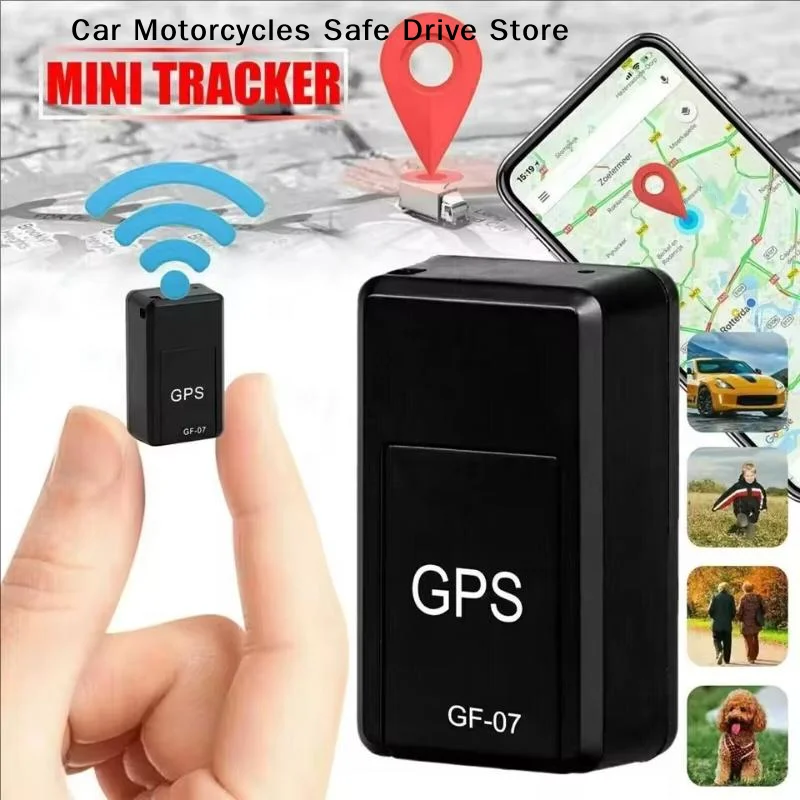 GF07 Mini GPS Tracker Real Time Location Tracking Magnetic Design For Car Luggage Pets Kids Anti Lost And Anti-Theft Monitoring