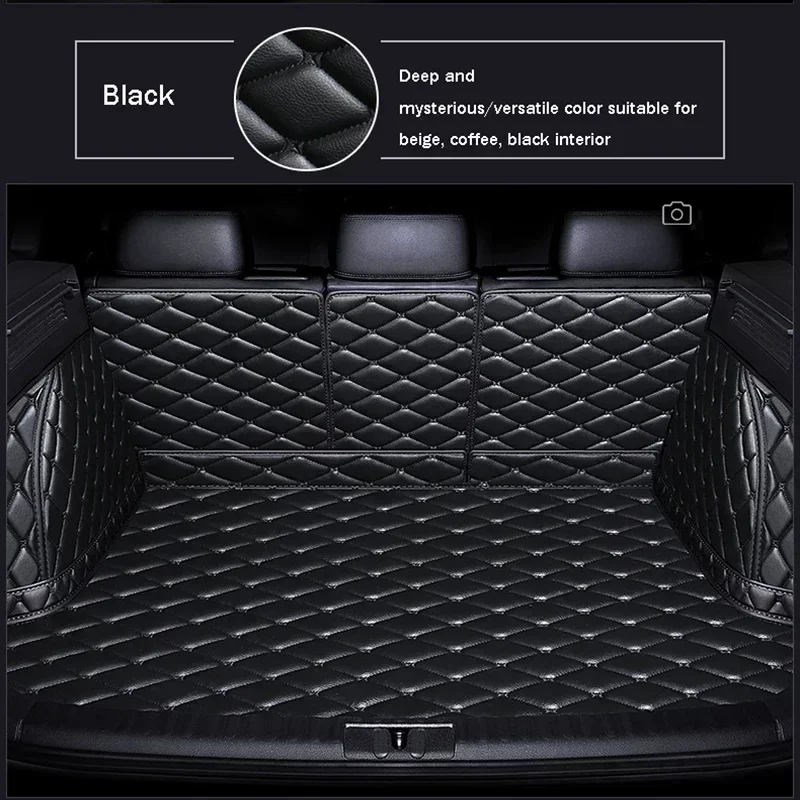 Customized Full Coverage Car Trunk Mat for Renault Captur 2014-18 Espace 7 Seat Laguna Latitude Interior Details Car Accessories