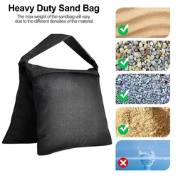 Sandbags Weight Bags for Camp Tent Umbrella Base Heavy Duty Saddlebag for Photography Stand Video Fishing Chair Gain Weight