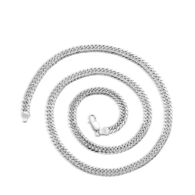 

Hand Chain 925 Sterling Silver Bead Chain Necklace for Men