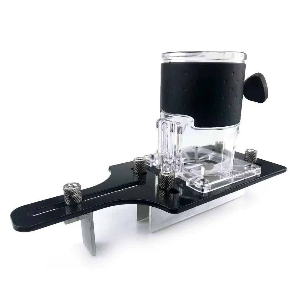 

Woodworking Invisible Parts 2-in-1 Slotting Artifact Positioning Bracket Connector Slotting Device Fastener NO Trimming Machine