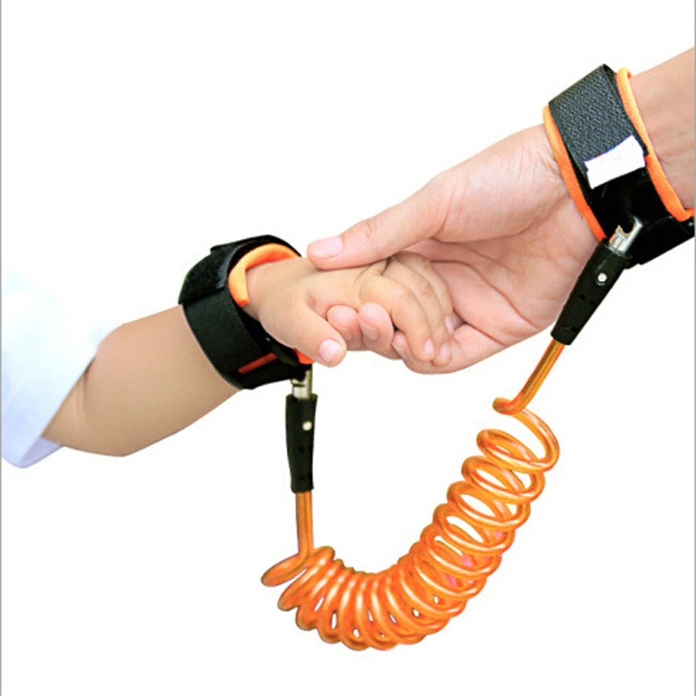 

Anti-lost Belt Baby Leash Child Safety with Induction Lock Wrist Link Traction Rope for Kids