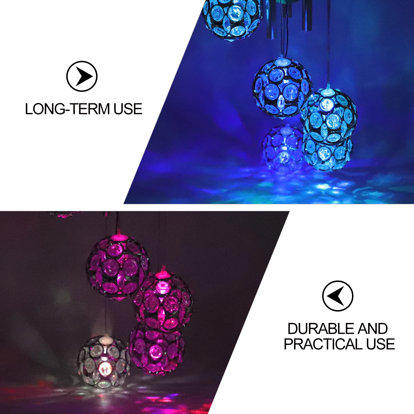 

1pc Solar Outdoor Wind Chime Bell Lamp Waterproof Hanging Light For Courtyard Decor Auto Light Sensing 8-10H Durable