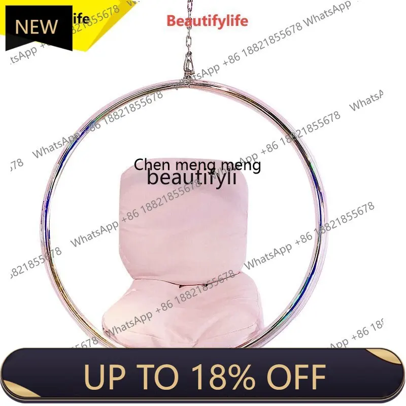 

P178 Transparent Chair Glass Ball Indoor Glider Hanging Basket Hanging Ball Massage Armchair Nordic Outdoor Swing B & B