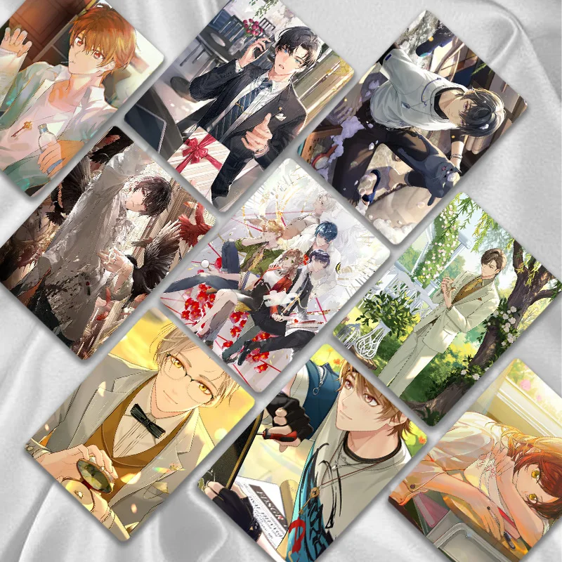 50PCS Tears of Themis Game Laser Lomo Card Set - Karakter Raven Libra King Marius Photocard HD Hadiah Cosplay